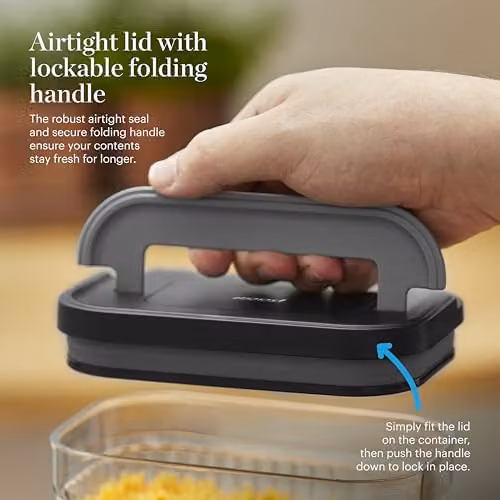 Tower Good Food in Partnership 4 Piece Airtight and Leakproof Food Storage Set, Transparent – 3