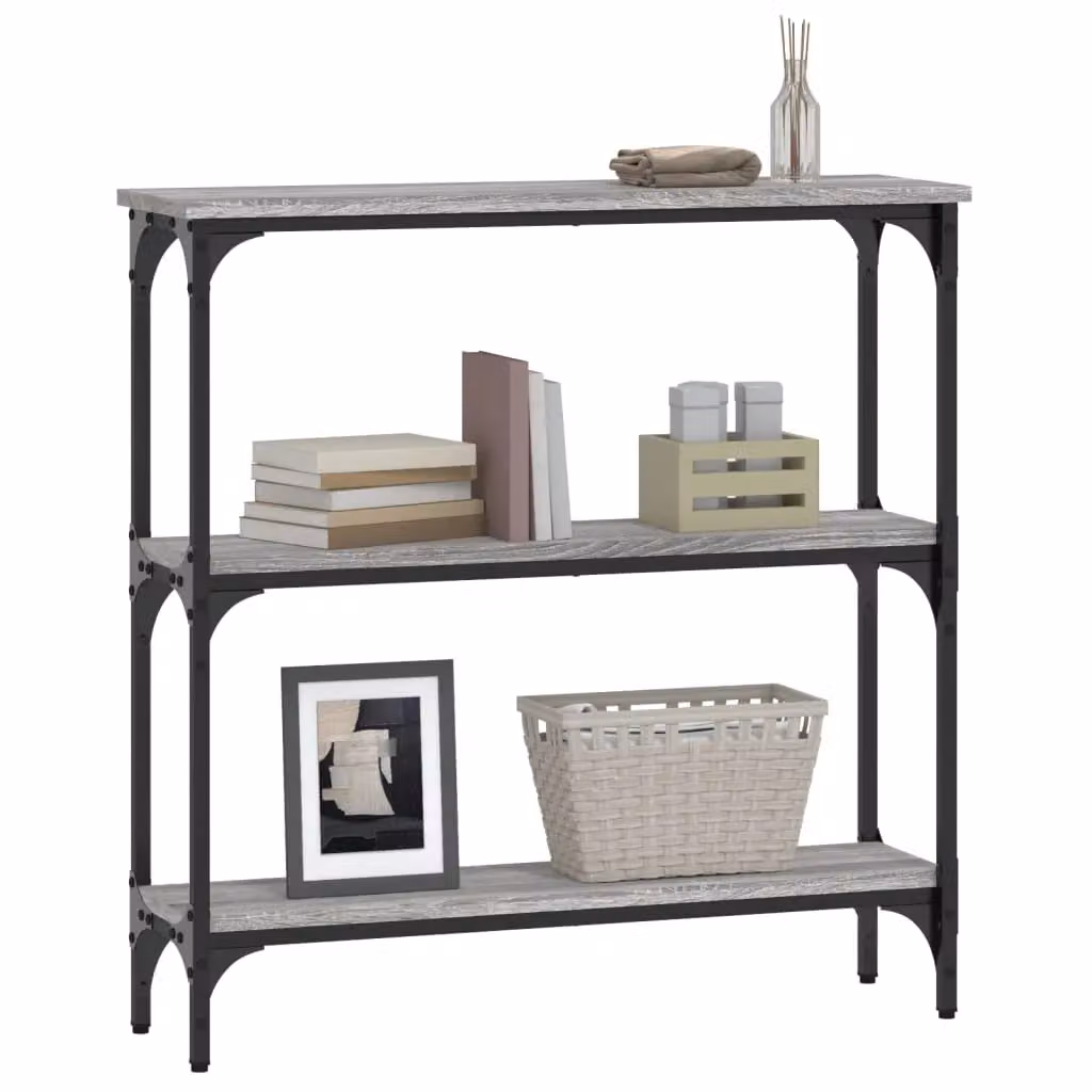 Berkfield Home Grey Sonoma Console Table, W/D/H: 75 x 22.5 x 75 cm – 3