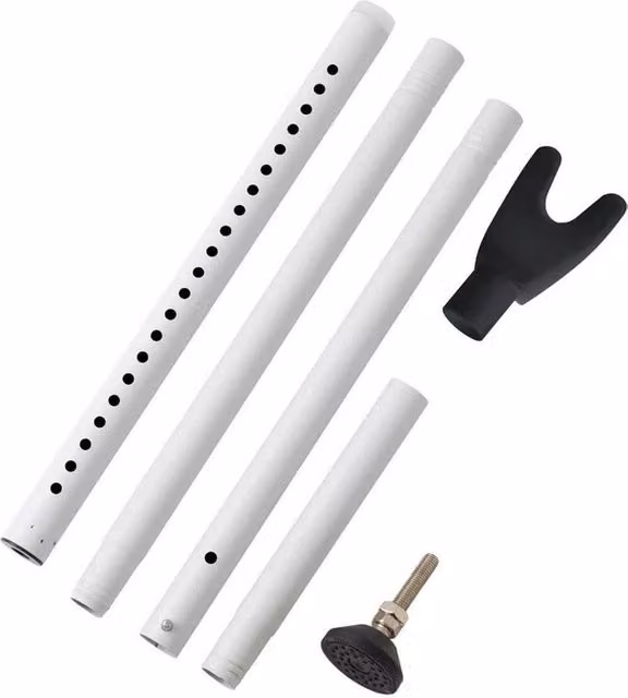 SPETLEK Adjustable Door Handle Security Bar Jammer, White, W: 1000 cm, H: 52 cm – 1