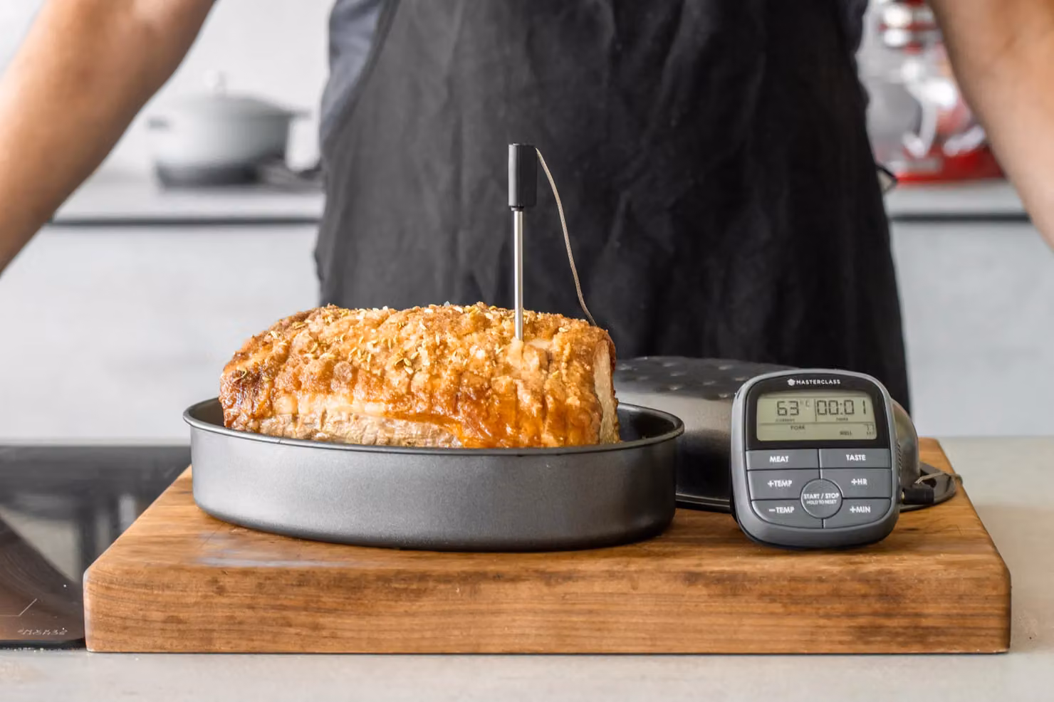 MasterClass Cooks Timer and Thermometer in Grey – 3