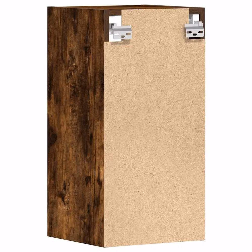 Berkfield Home Smoked Oak Hanging Cabinet in Brown, W/D/H: 30 x 29.5 x 60 cm – 5