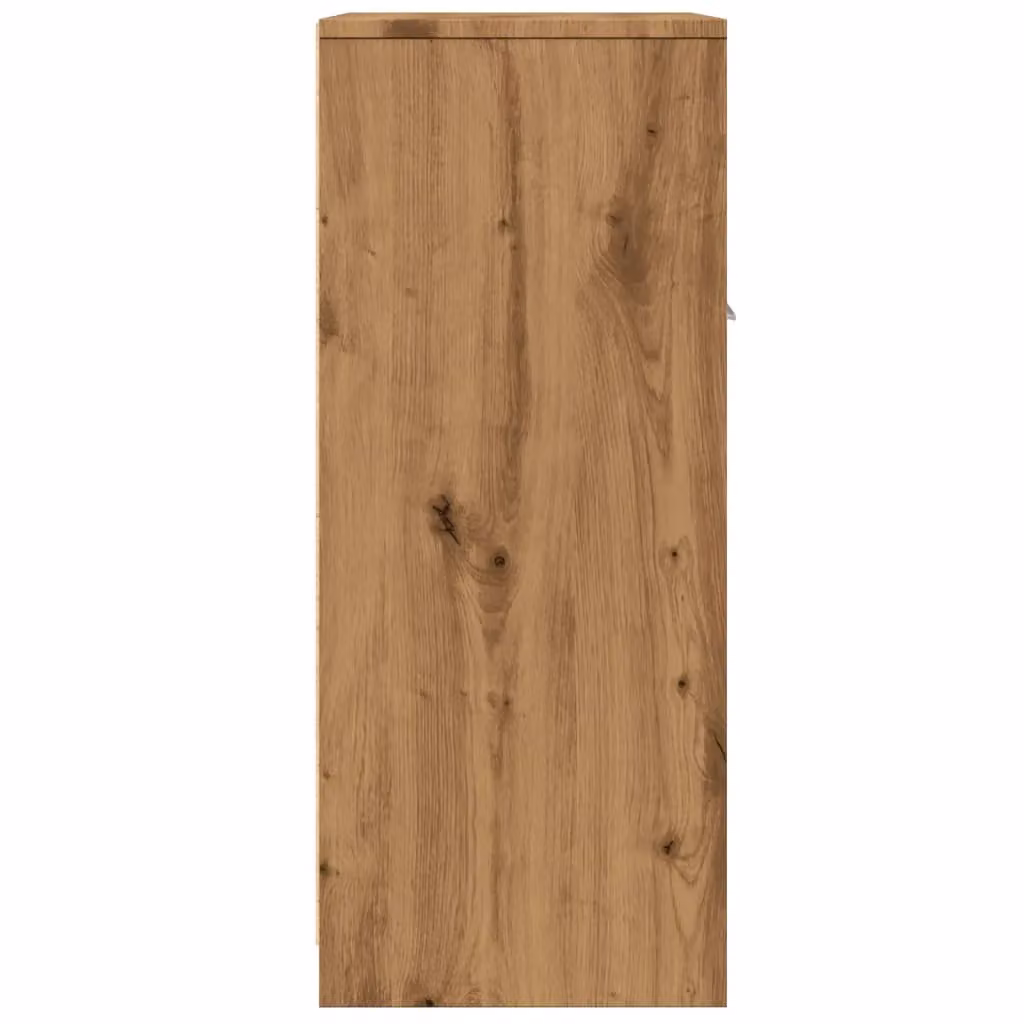 Berkfield Home Artisan Oak Bathroom Cabinet in Brown, W/D/H: 60 x 33 x 80 cm – 2