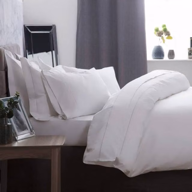 Belledorm 1000 Thread Count Egyptian Cotton Duvet Cover in White