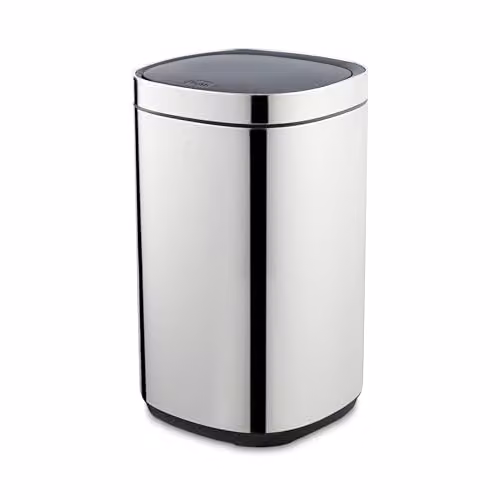Swan 30L Stainless Steel Fingerprint Proof Touch Bin in Silver – 1