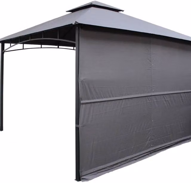 Royalcraft Algarve Grey Extending Parasol, W/D/H: 330 x 330 x 210 cm