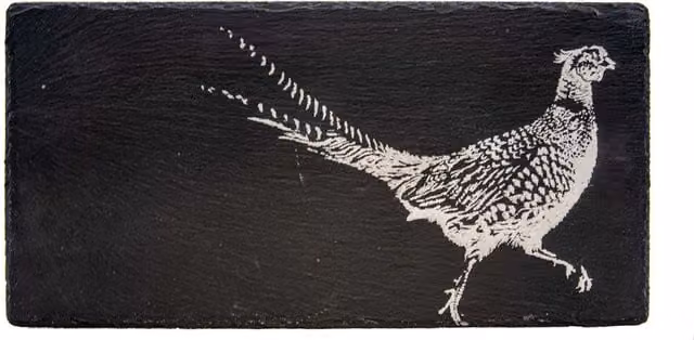 Selbrae House Country House Slate Table Runner in Grey and Anthracite – 1