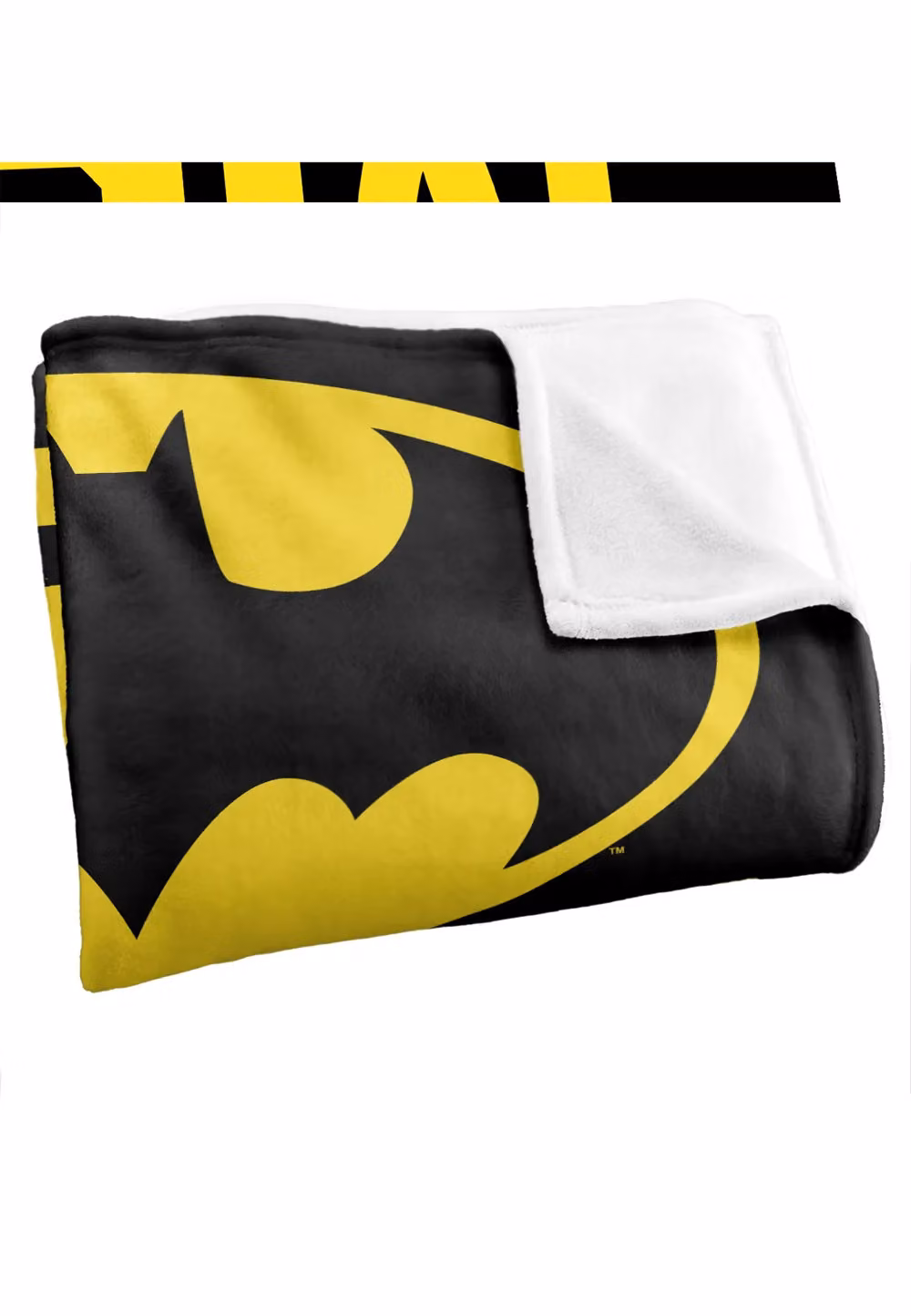 Batman Bat Mom Officially Licensed Silky Touch Super Soft Fluffy Throw Blanket, White, W: 152 cm, D: 127 cm – 2