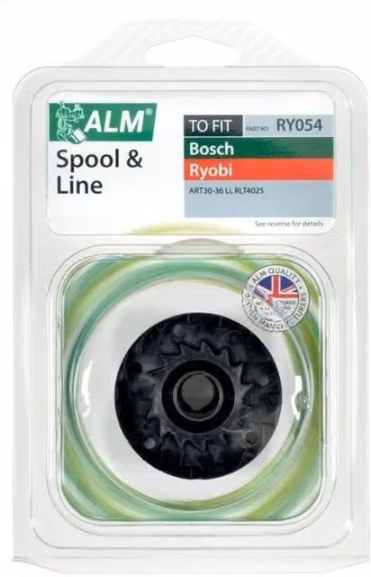 ALM Grass Trimmer Spool and Line in Black