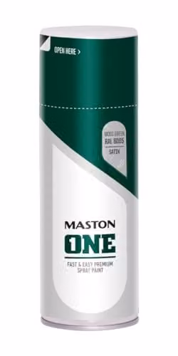 Maston Spray Paint ONE Satin Moss Green RAL6005 400ml