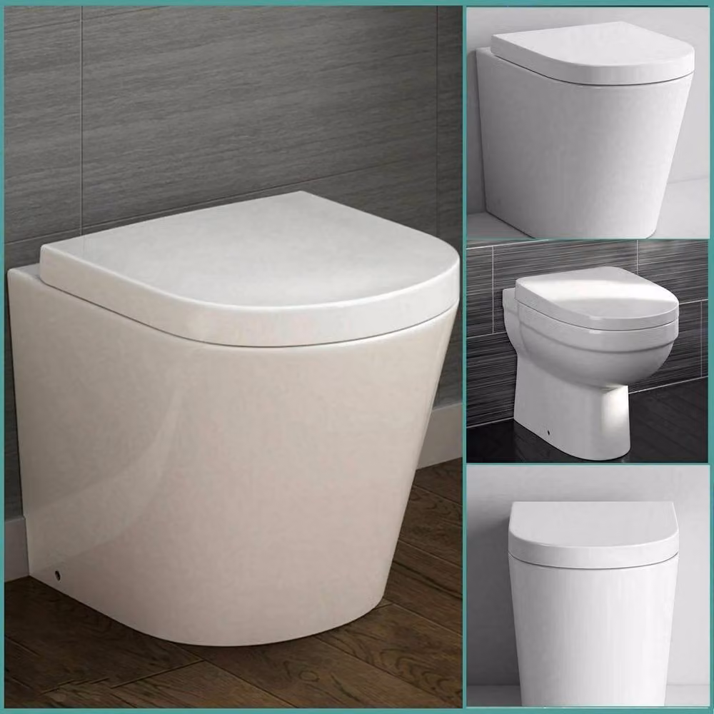 Kelvenix D-Shape Toilet Seat with Soft Close and Quick Release in White – 2