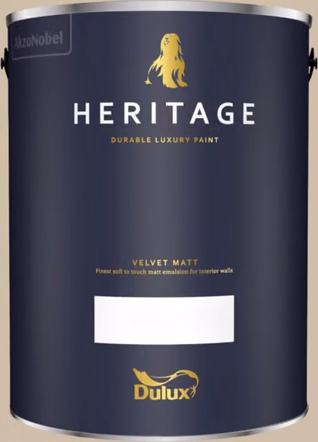 Dulux Trade Heritage Matt Dispersion Paint in Ancient Sandstone, 5 l