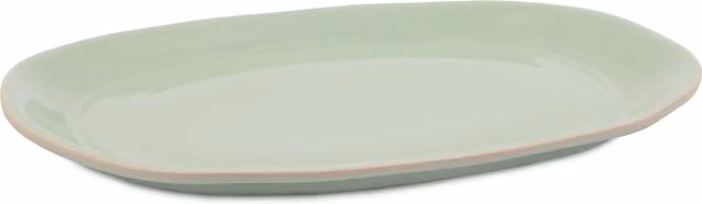 Jamie Oliver Big Love Feast Stoneware Platter, Green, W: 41 cm, D: 33 cm, H: 4 cm – 1
