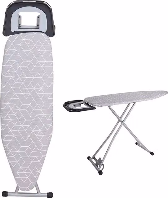 Kelvenix Lightweight Adjustable Folding Ironing Board in Grey – 1