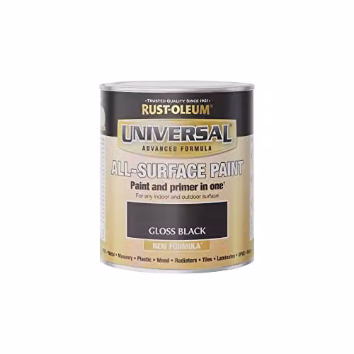Rust-Oleum Universal Paint and Primer Gloss Black 0.75 l – 3
