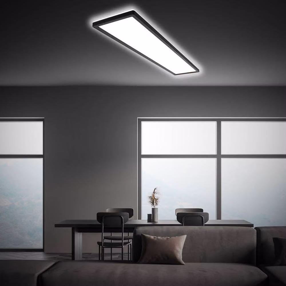 Briloner Ultraslim Black LED Panel, 36W, 4800lm, 4000K, IP20 – 3