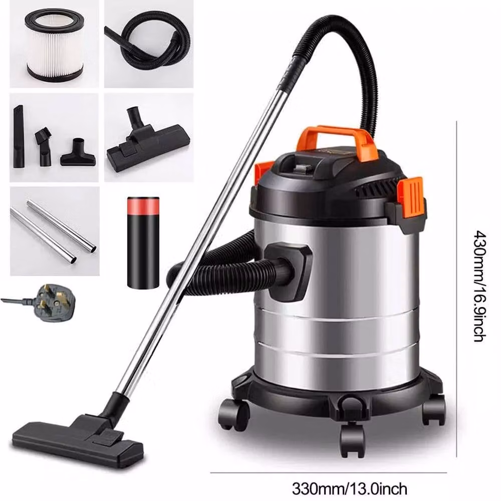 Kelvenix 1500W Wet and Dry Bagless Vacuum Cleaner with 20L Capacity in Silver – 2