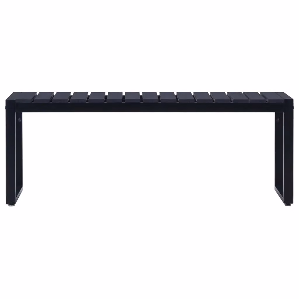 Berkfield Home Modern Garden Bench in Black – 2