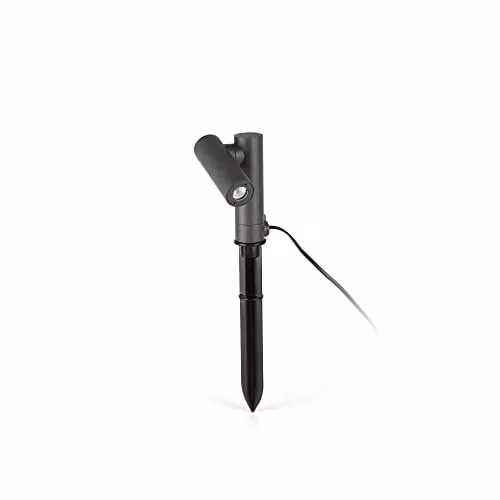 Netlighting Spy 145 Dark Grey LED Ground Spike Lamp, 6W, 3000K Warm White, IP65