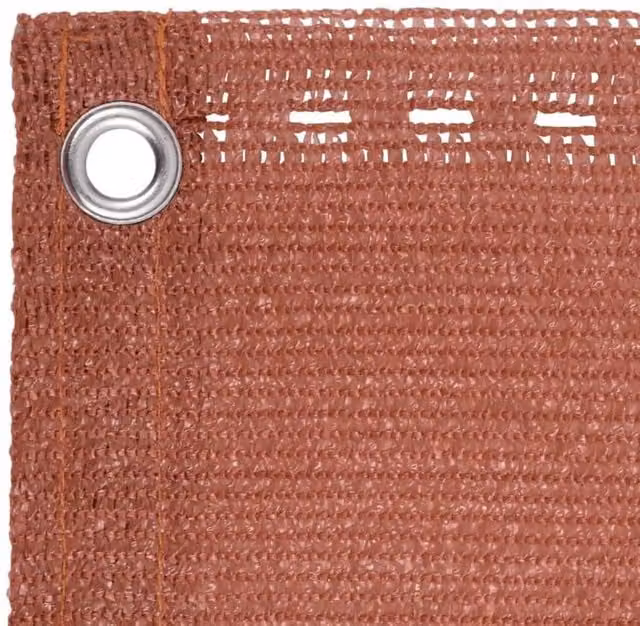 Berkfield Home Fabric Balcony Screen in Terracotta, W: 120 cm, W: 600 cm