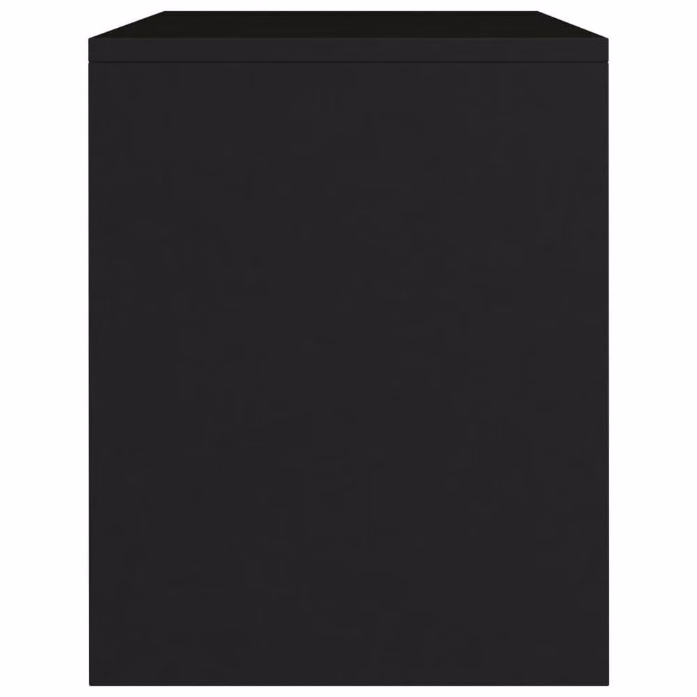 Berkfield Home Black Bedside Cabinet in Engineered Wood W/D/H: 40 x 30 x 40 cm – 5