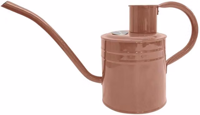 Kent Stowe Metal Small Indoor Watering Can with Long Spout in Blush Pink
