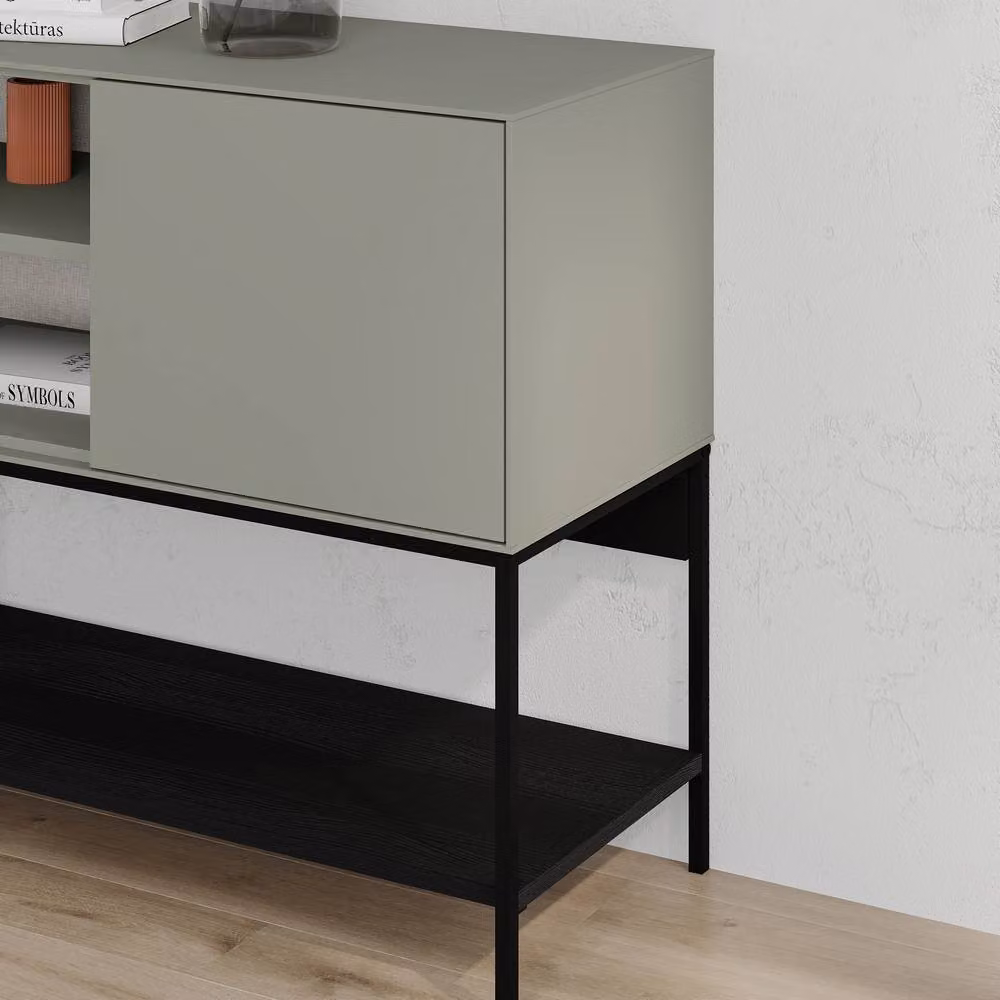 Decortie Amira Modern Sideboard Cabinet in Green, Width: 180 cm – 4