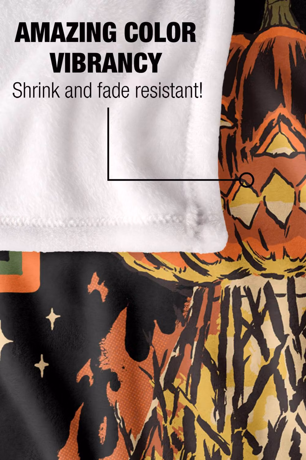 Steven Rhodes Pumpkin Master Silky Touch Super Soft Fleece Throw Blanket, Multicolour, W/D/H: 91 x 147 cm – 4