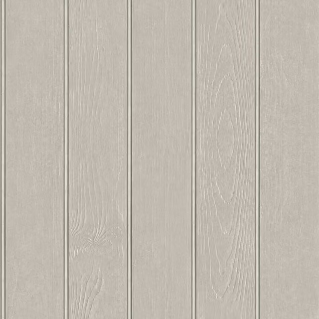 Belgravia Grey Beaded Wood Panel Striped Paper Wallpaper Roll
