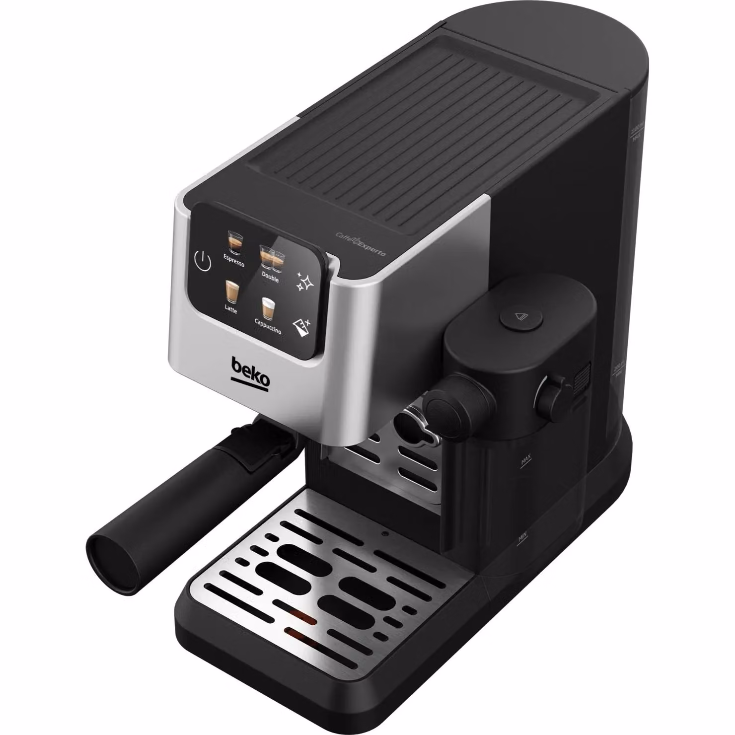 Beko CaffeExperto Manual Espresso Machine with Integrated Milk Jug and Touch Display in Black – 3