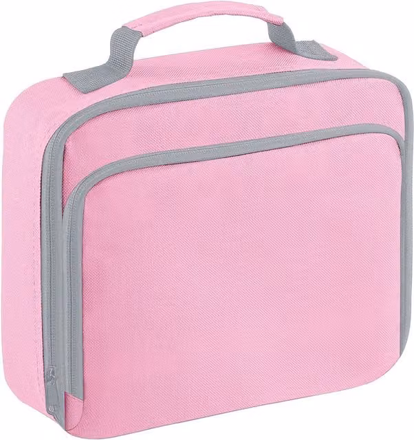 Quadra Lunch Plain Insulated Cooler Bag in Classic Pink