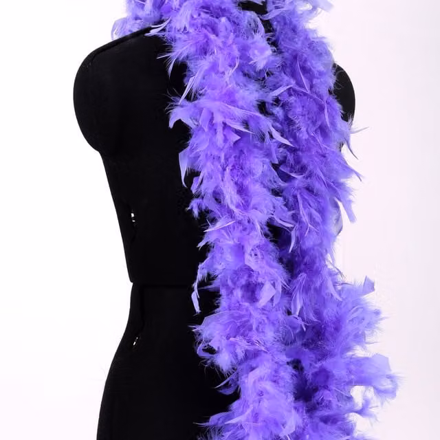 Trimits Purple Marabou Feather Boa for Party and Glamour