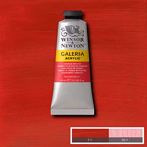 Winsor & Newton Galeria Acrylic Paint Cadmium Red Hue 60ml – 3