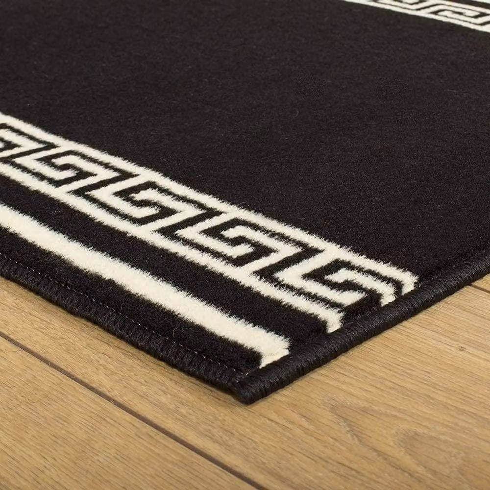 runrug Key Hand-Tufted Hallway Runner Rug in Black, W/D/H: 70 x 240 cm, 9mm Thick – 5