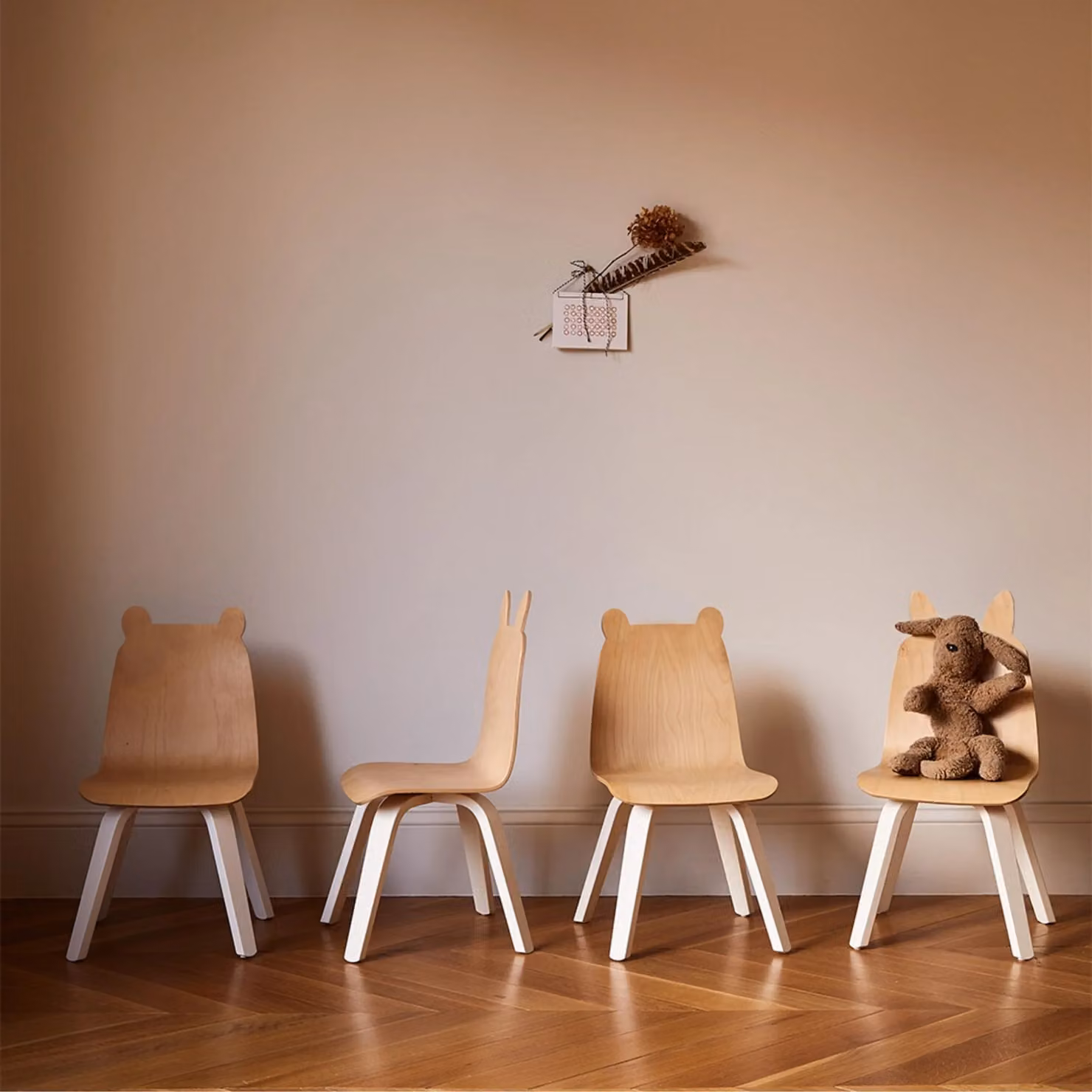Oeuf NYC Bear Play Chair Set of 2 in Birch and White – 3