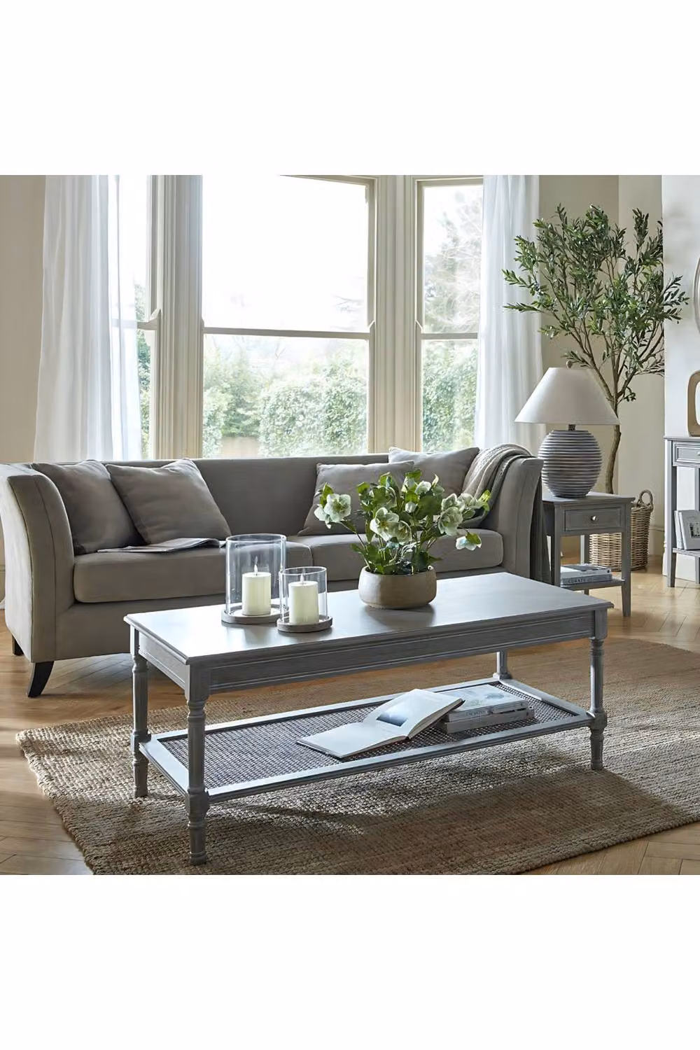 KDMD Serene Rattan Collection Coffee Table in Grey – 2