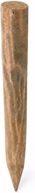 Woven Wood Round Wooden Fence Post in Brown for Hurdles and Screening