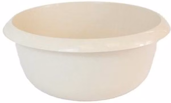 TML Round Beige Salad Bowl