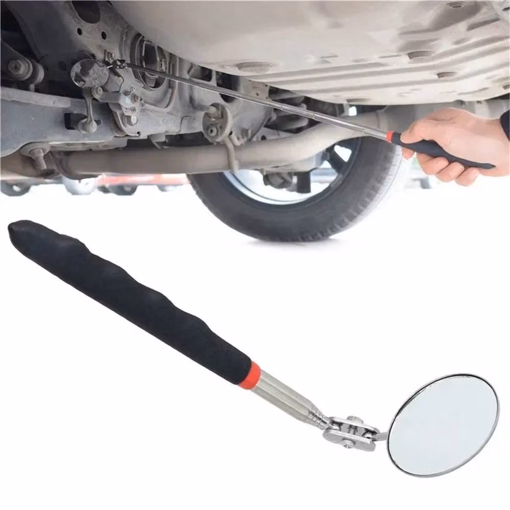 SPETLEK LED Telescopic Inspection Mirror and Magnetic Pick Up Tool Set in Black – 2