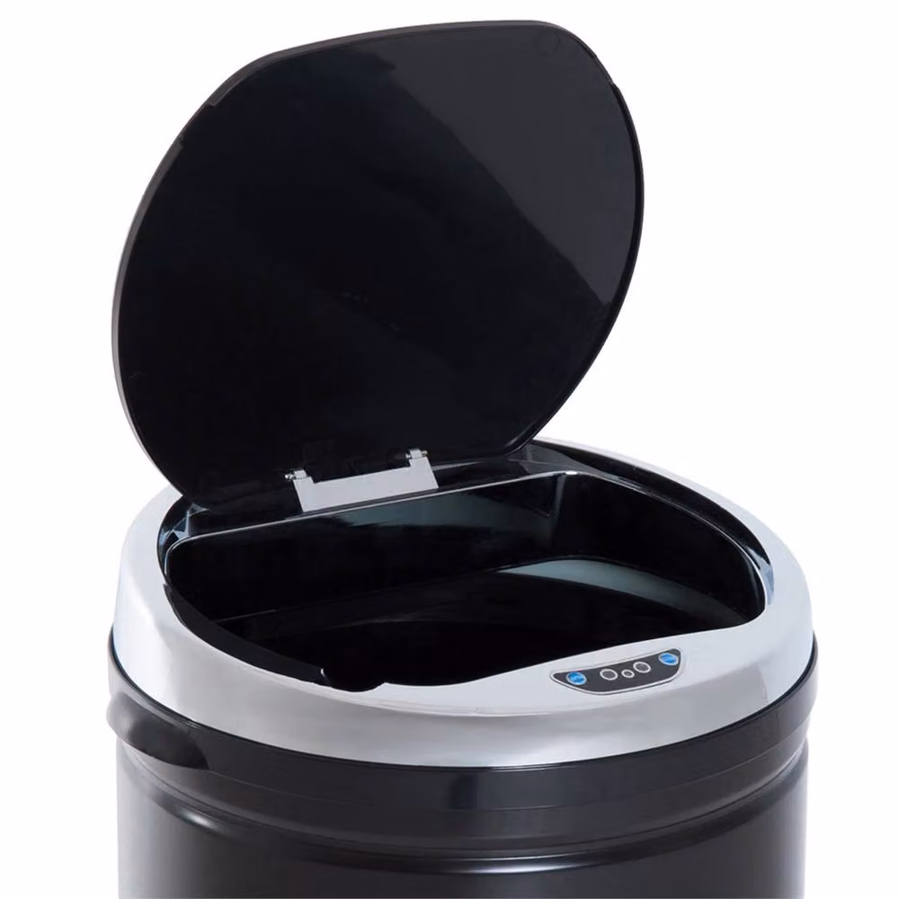 Nordara Automatic Hand Sensor Dustbin in Black, W/D/H: 30.5 x 30.5 x 81.5 cm – 3