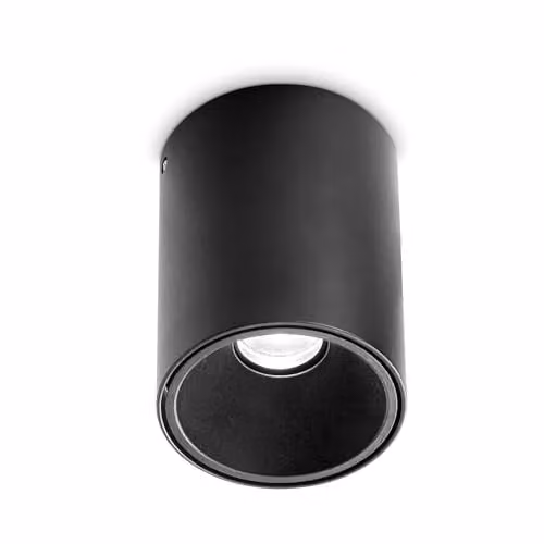 Netlighting Nitro Round LED Surface Mounted Downlight Black