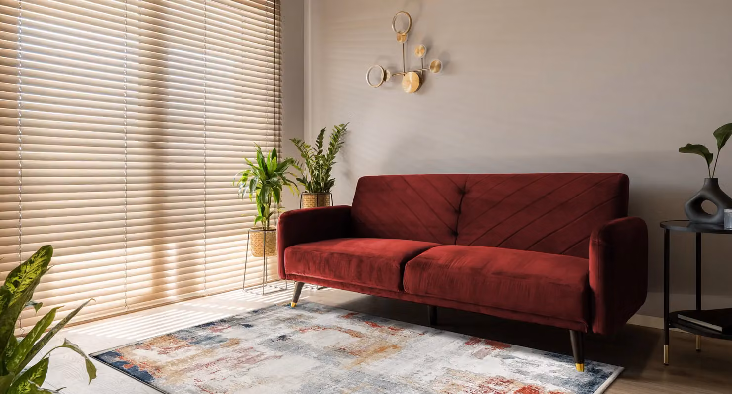 RugsX Distin Vintage Modern Rectangular Rug in White and Multicolour, W: 140 cm, D: 190 cm – 3