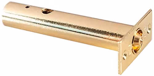 Loops 85mm Concealed Security Door Rack Bolt in Gold with 57mm Fixing Centres