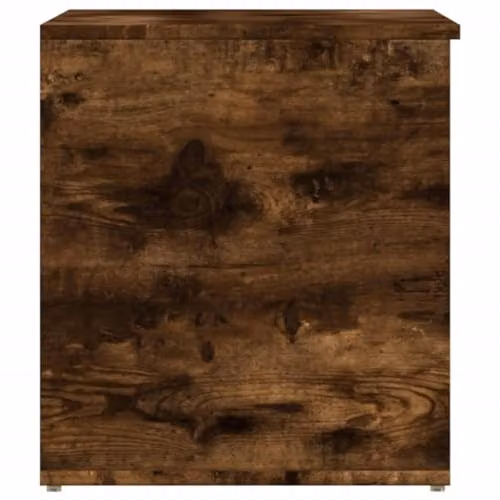 vidaXL Modern Storage Chest and Kids Toy Box in Smoked Oak Wood, Brown, W: 84 cm, D: 46 cm, H: 42 cm – 4