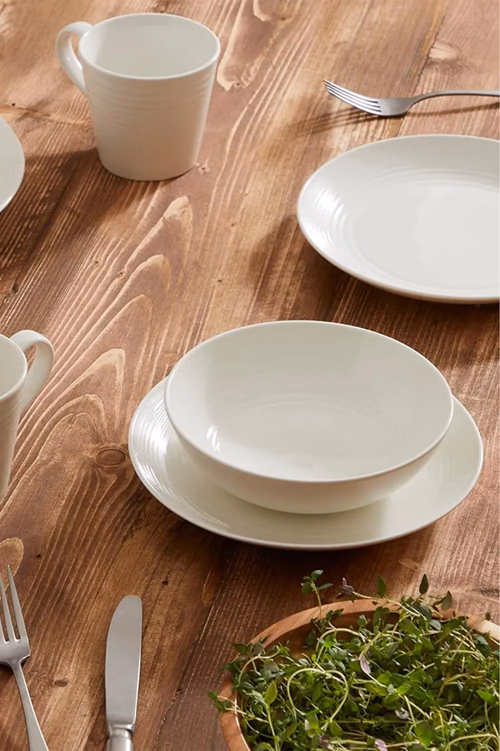 Royal Doulton Gordon Ramsay Maze White 16 Piece Stoneware Dinnerware Set – 2