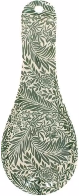 KDMD Larkspur Ceramic Spoon Rest, 3 Pack, Green, Round, Diameter: 12.7 cm – 1