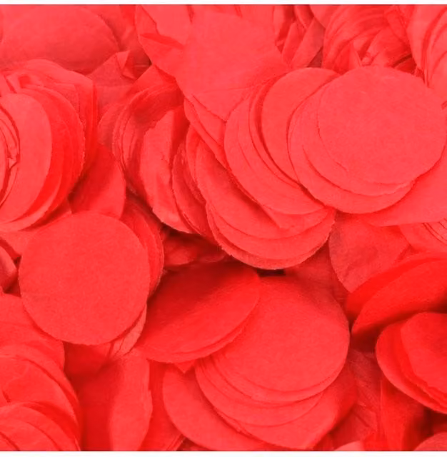 KDMD Red Round Paper Dot Confetti, 2 Pack
