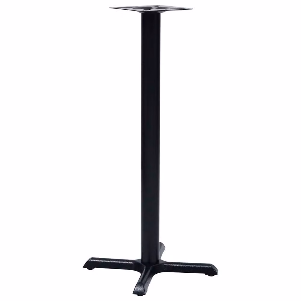 Berkfield Home Bistro Table Leg in Black Cast Iron, W/D/H: 56 x 56 x 107 cm – 1