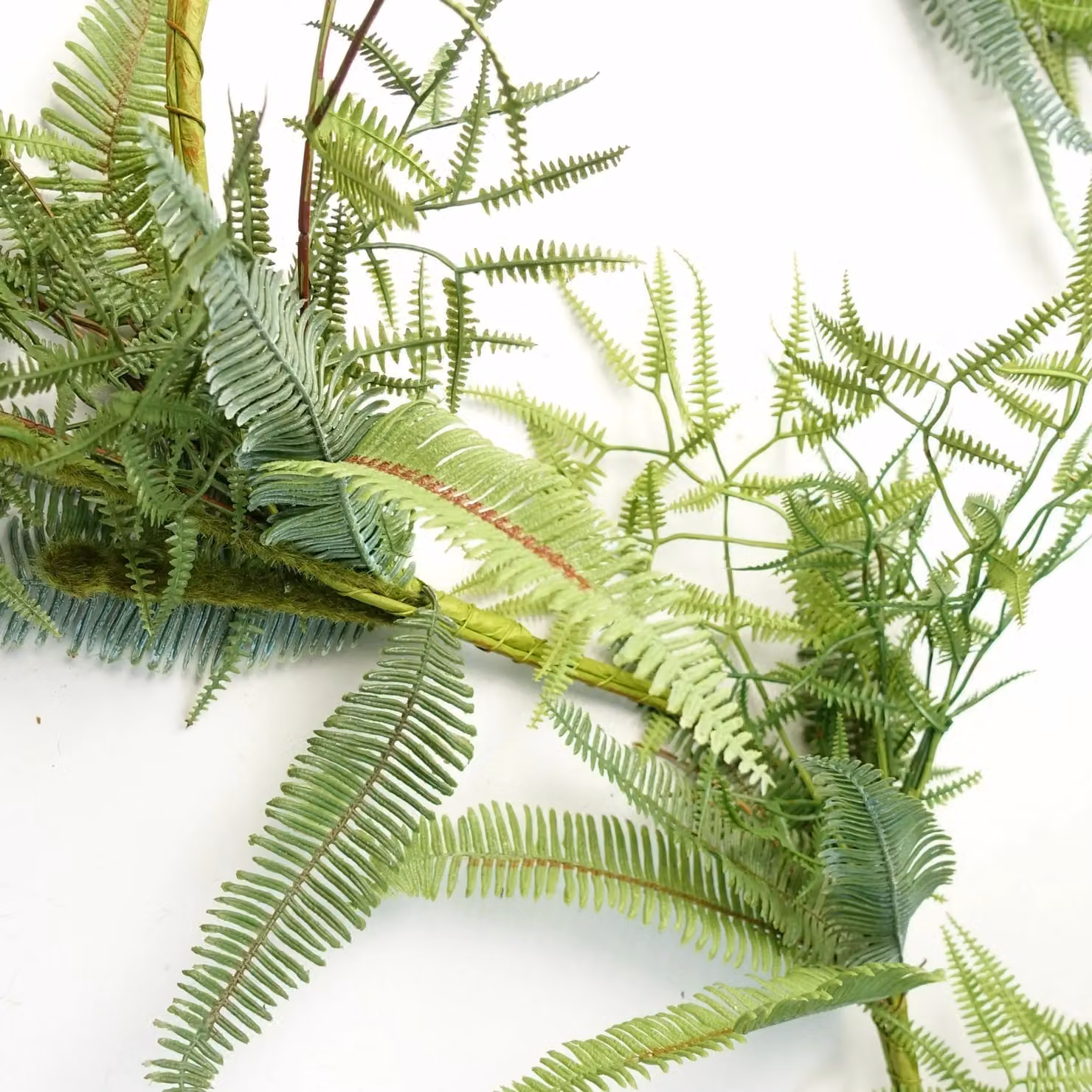 Leaf 180cm Artificial Trailing Hanging Fern Garland Plant in Green – 3