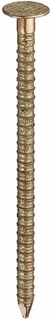 Unifix Gold Galvanised Annular Drywall Nails, 40 x 2.65 mm, Box of 25