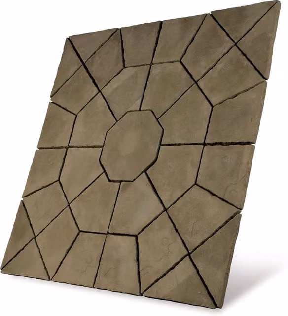 Bowland Stone Stratford Octagon Grey Geometric Garden Paving Kit